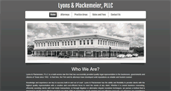 Desktop Screenshot of lyonsplack.com